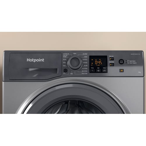 Hotpoint 9kg Washing Machine Graphite | HNR9W64GG