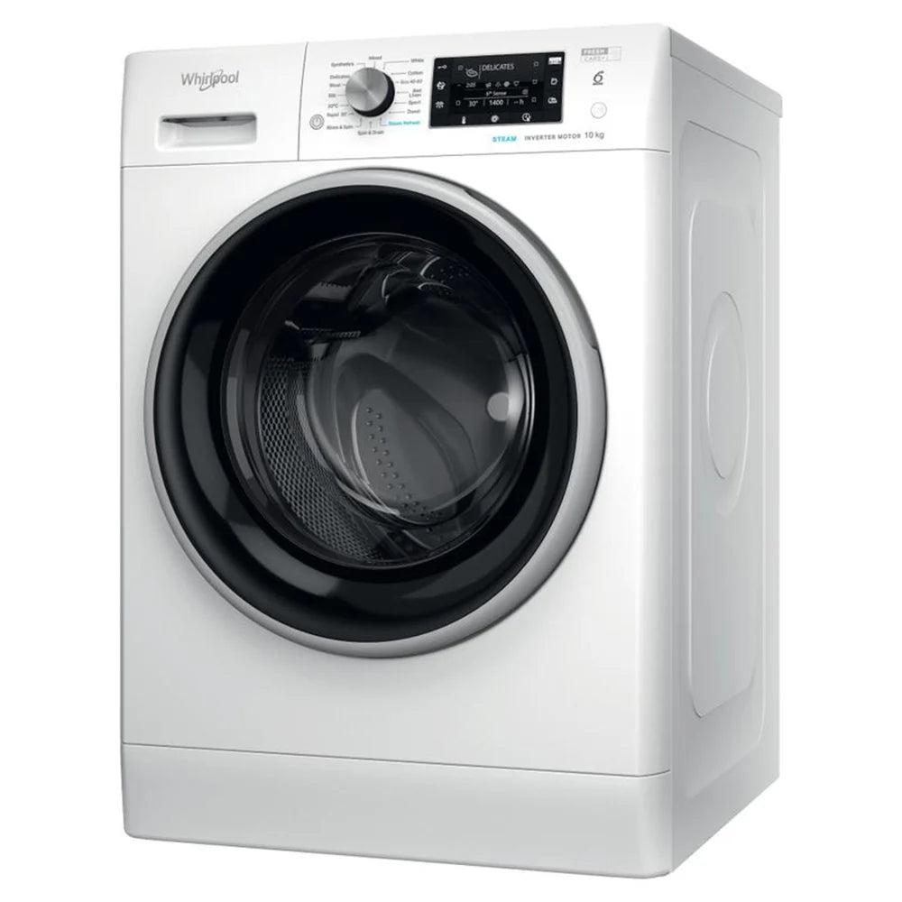 Whirlpool FreshCare+ 10KG 1400 Spin Freestanding Washing Machine White | FFD10489BSVUK