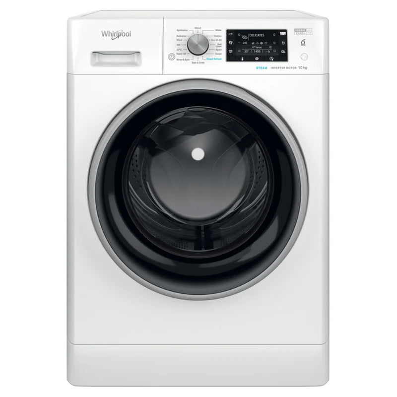 Whirlpool FreshCare+ 10KG 1400 Spin Freestanding Washing Machine White | FFD10489BSVUK