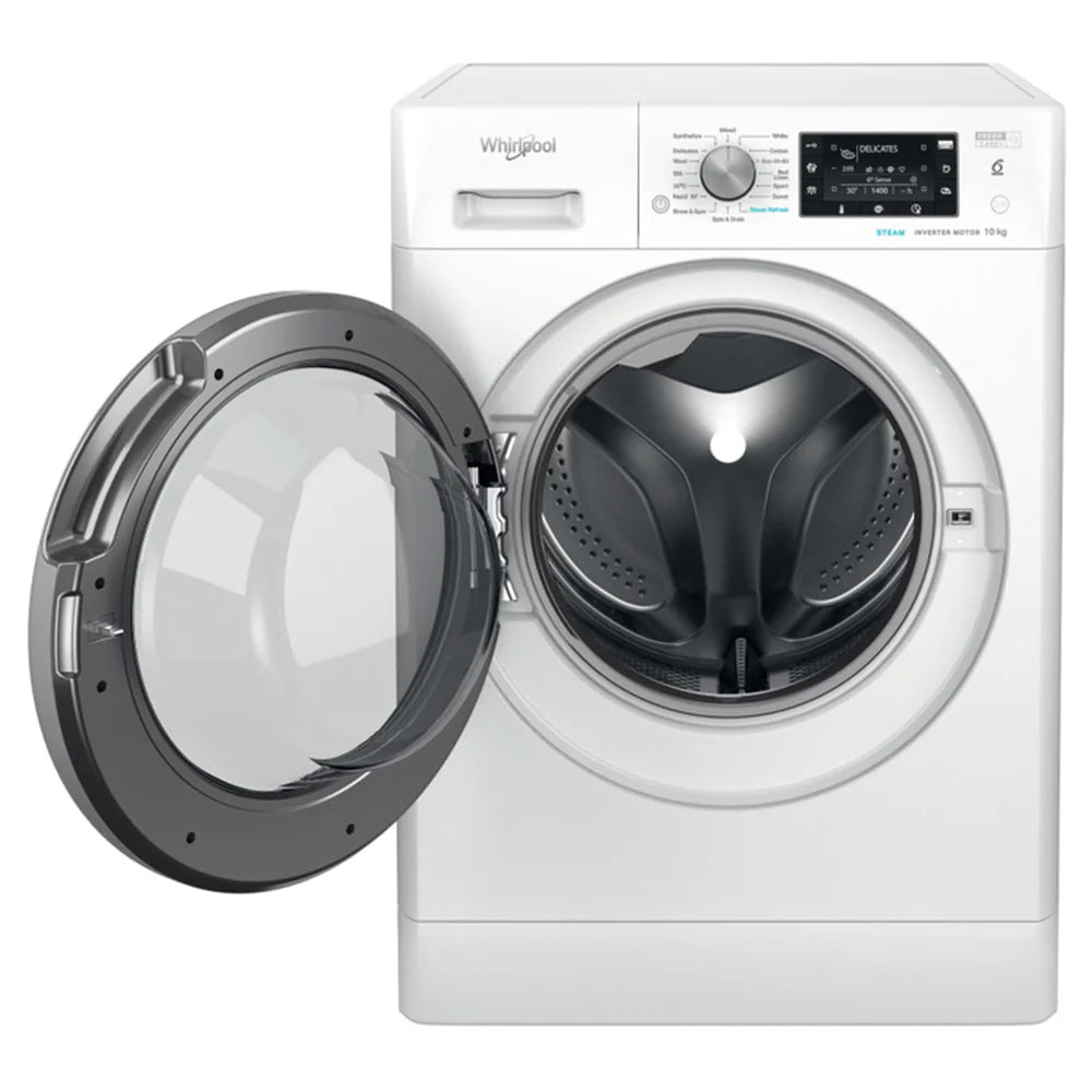 Whirlpool FreshCare+ 10KG 1400 Spin Freestanding Washing Machine White | FFD10489BSVUK