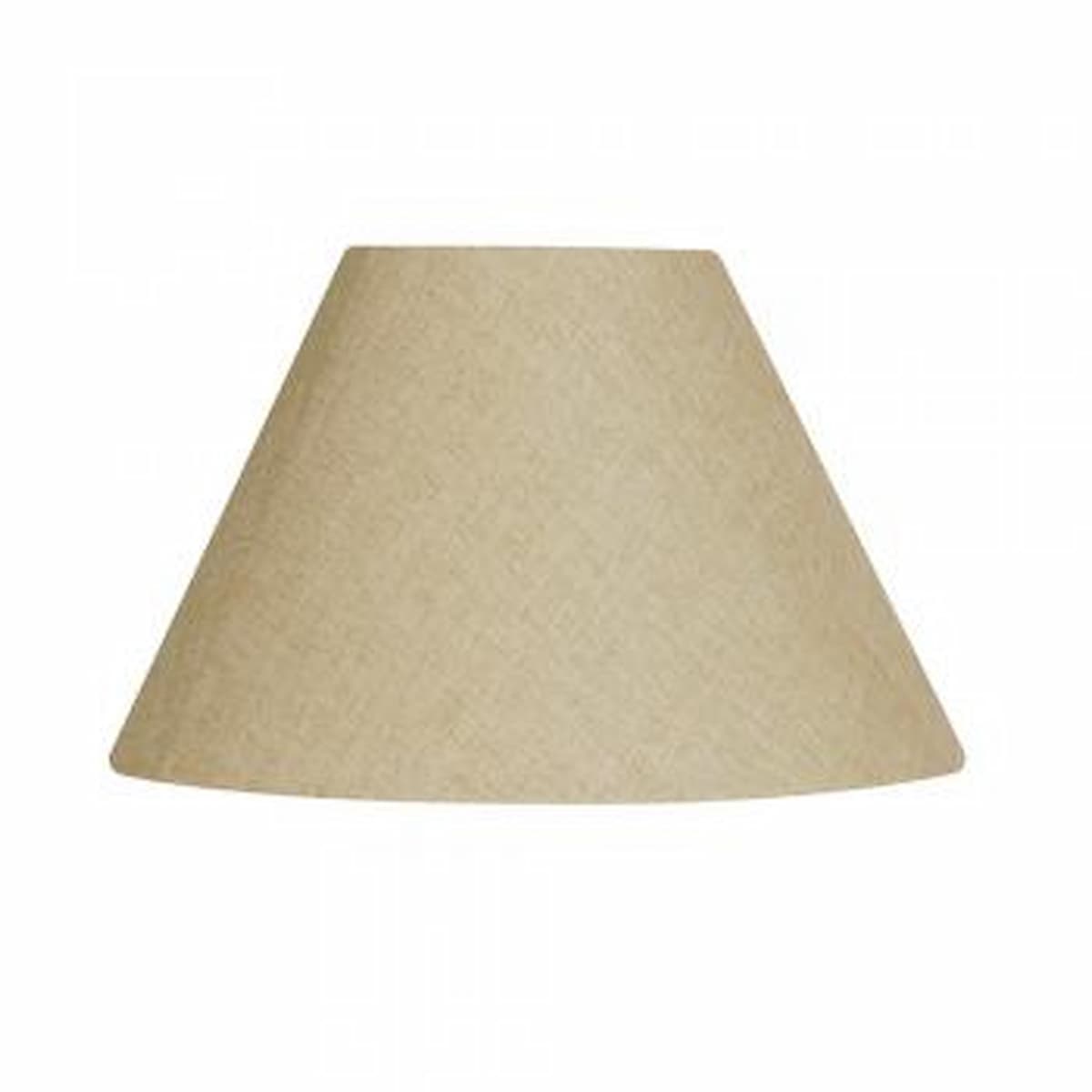 Linen coolie shade in Buttermilk colour 10" - L501/10BM