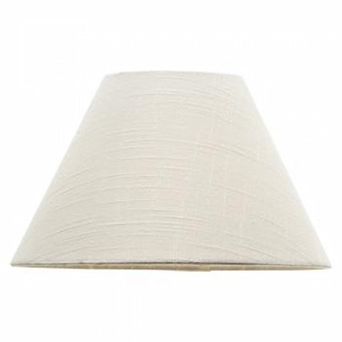 Linen 16" coolie shade in Cotton colour - L501/16 CO