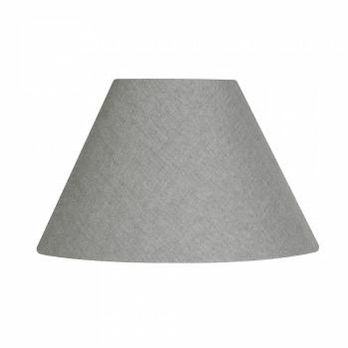 Linen 20" coolie shade in Earl Grey colour - L501/20EG