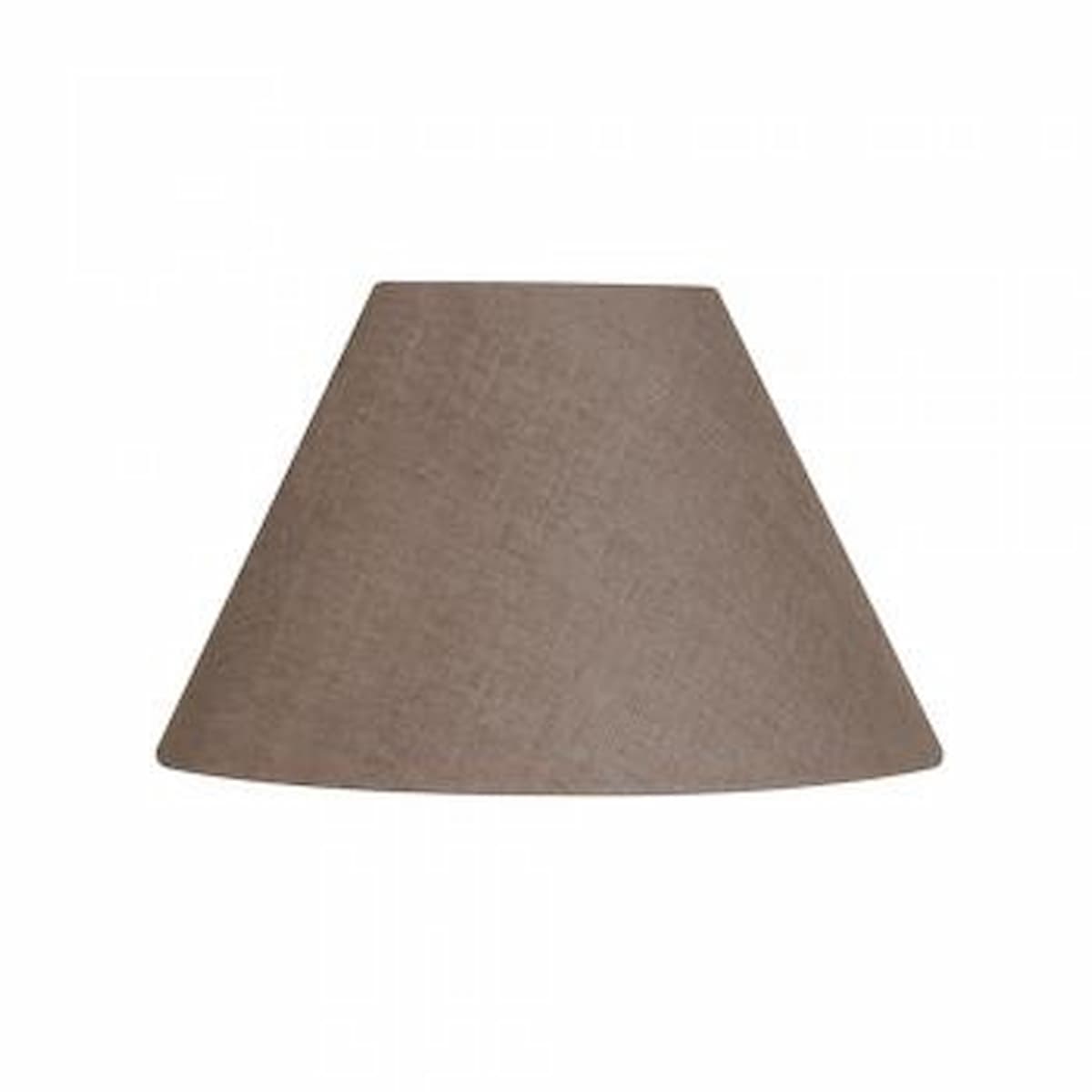 Linen 20" coolie shade in Mocha colour - L501/20MO