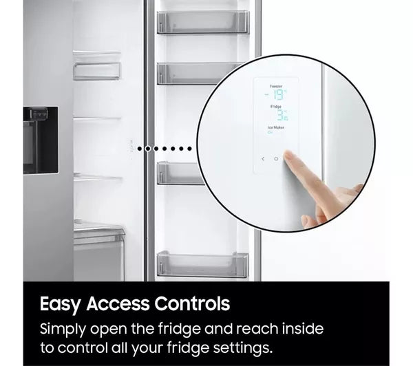 Samsung Series 7 American Style Fridge Freezer with SpaceMax Technology Stainless Steel | RS67A8811S9EU