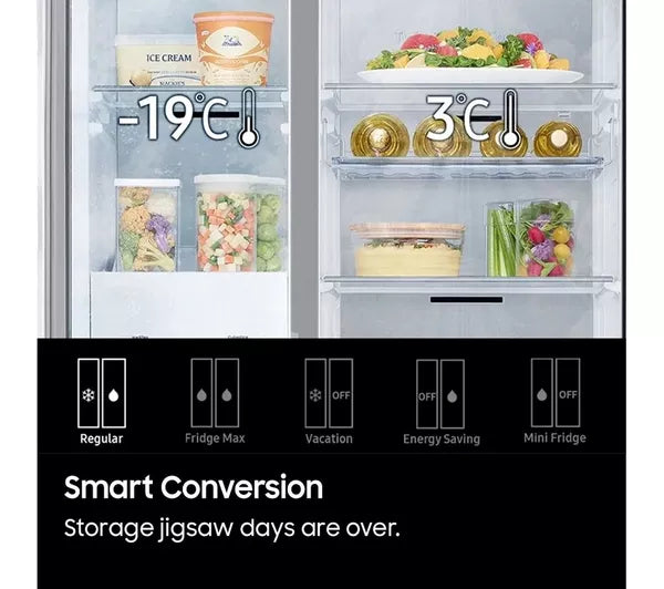 Samsung Series 7 American Style Fridge Freezer with SpaceMax Technology Stainless Steel | RS67A8811S9EU