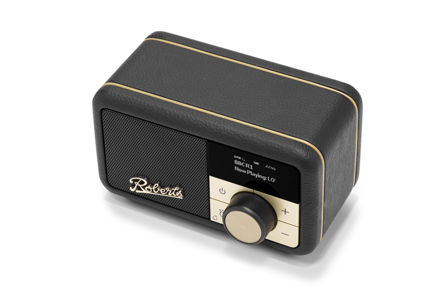 Roberts Petite 2 Dab+ Fm RDS Bluetooth, Rechargeable Battery, Alarm Black | PETITE2BK