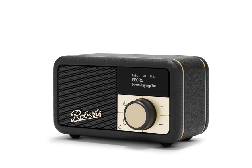 Roberts Petite 2 Dab+ Fm RDS Bluetooth, Rechargeable Battery, Alarm Black | PETITE2BK