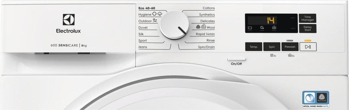 Electrolux 8kg Sensicare Washing Machine White | EFI61841B