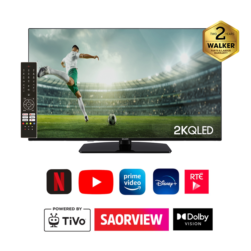 Walker 40" 2K QLED TIVO Smart TV | WPS2KQLED40251