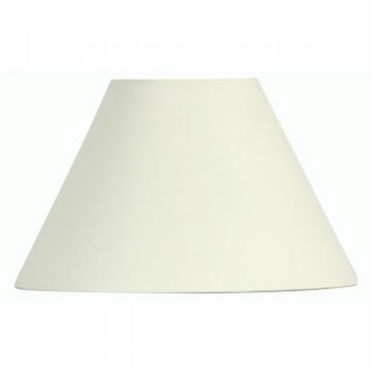 Oaks 12" Cotton coolie shade in Cream colour - S501/12CR