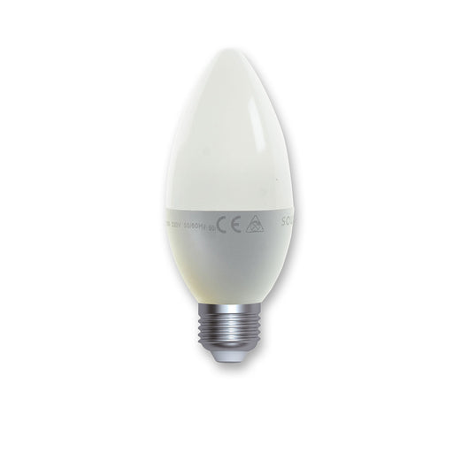 LED Candle Lamp E27 Warm White 4.9w 2700K