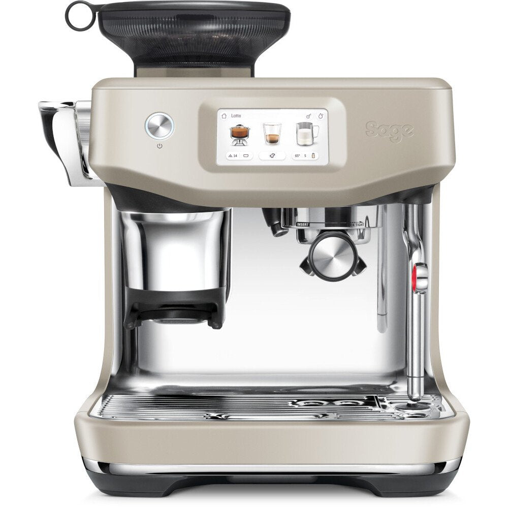 Sage The Barista Touch Impress Coffee Machine Almond Nougat | SES881ALM4GUK1