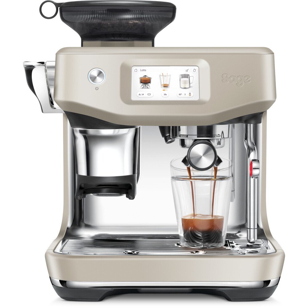 Sage The Barista Touch Impress Coffee Machine Almond Nougat | SES881ALM4GUK1