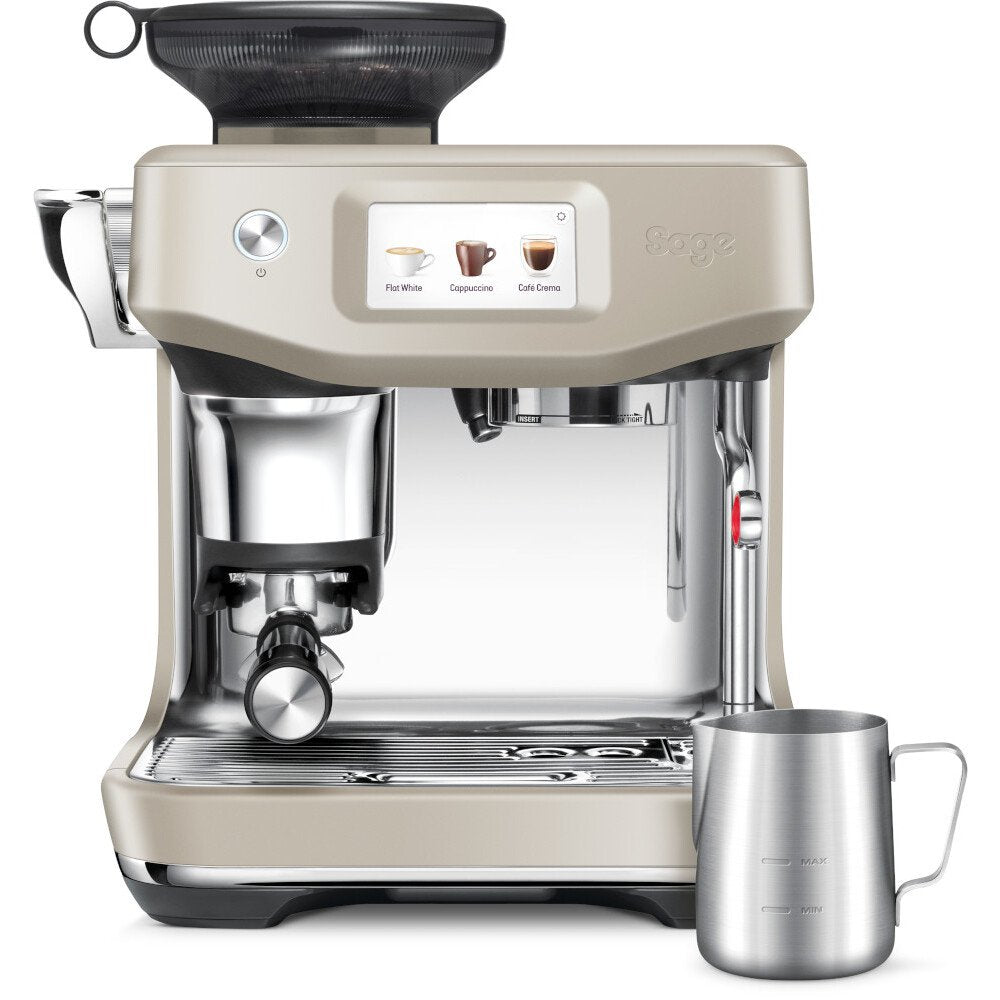 Sage The Barista Touch Impress Coffee Machine Almond Nougat | SES881ALM4GUK1