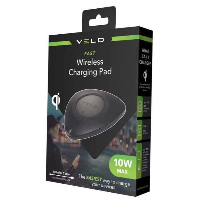 VELD Super Fast 10W QI Charger Pad | VW10YB