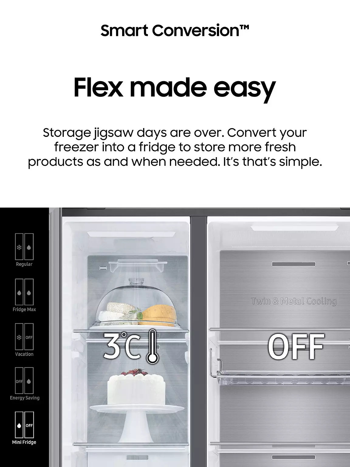 Samsung Series 7 American Style Fridge Freezer with SpaceMax Technology Black | RS67A8811B1EU