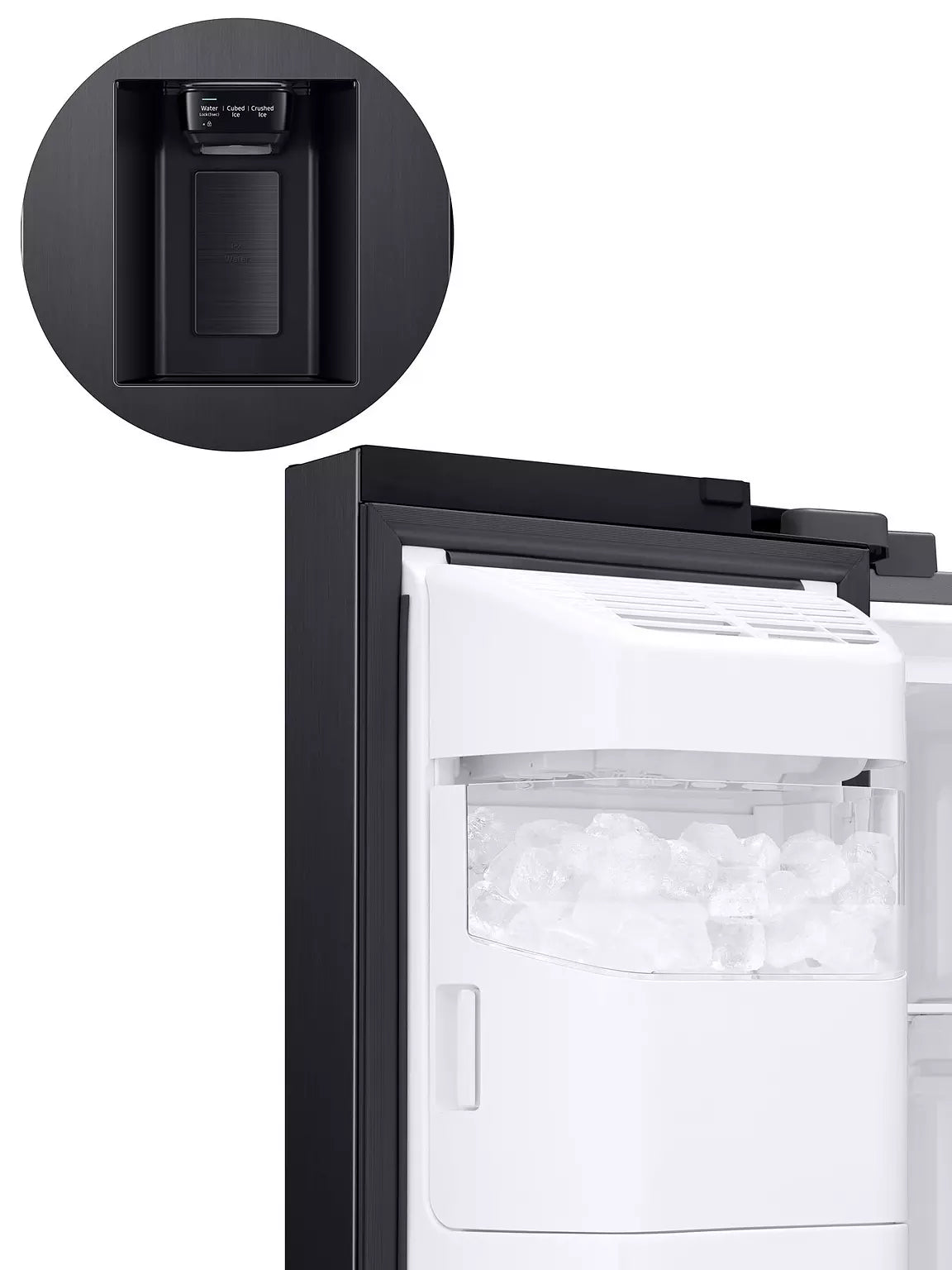 Samsung Series 7 American Style Fridge Freezer with SpaceMax Technology Black | RS67A8811B1EU