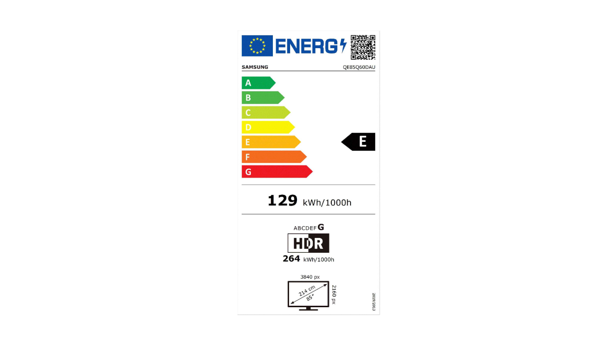 Samsung Q60D 85” QLED 4K HDR Smart Tv (2024) | QE85Q60DAUXXU