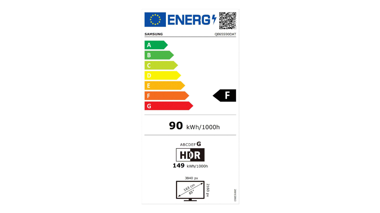 Samsung 65" OLED 4K S90D Series Smart TV | QE65S90DATXXU