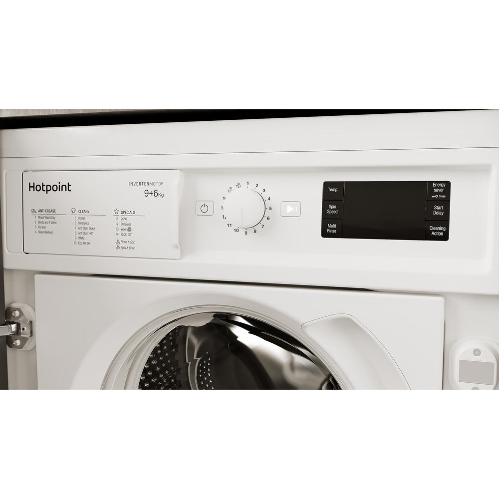 Hotpoint Integrated 9kg/6kg Washer Dryer | BIWDHG961485UK