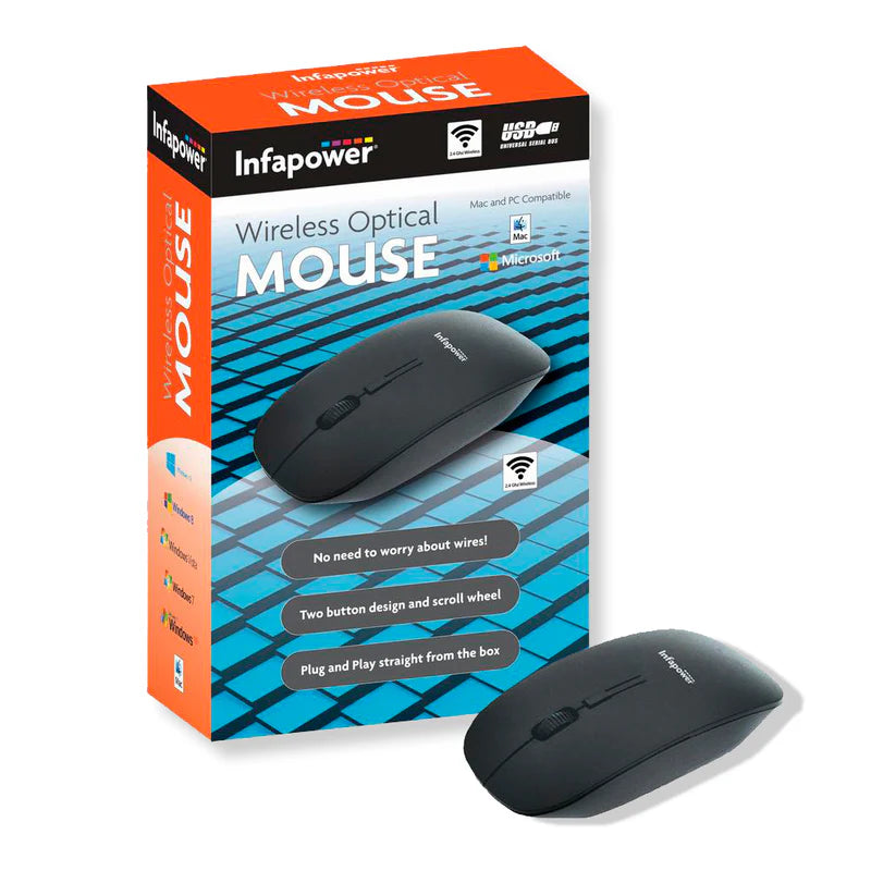 Infapower X205 Wireless Optical Mouse Black | 211944