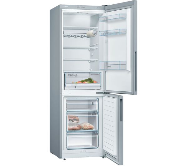 Bosch Series 4 60/40 Fridge Freezer Inox | KGV36VLEAG