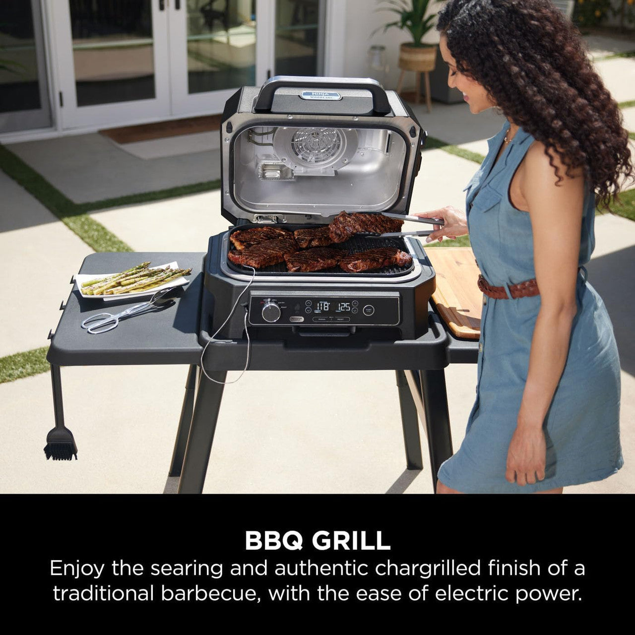 Ninja Woodfire Pro XL Electric BBQ Grill & Smoker | OG850UK