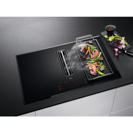 AEG 8000 Induction Extractor Hob 83cm Recirculation | CCE84751FB