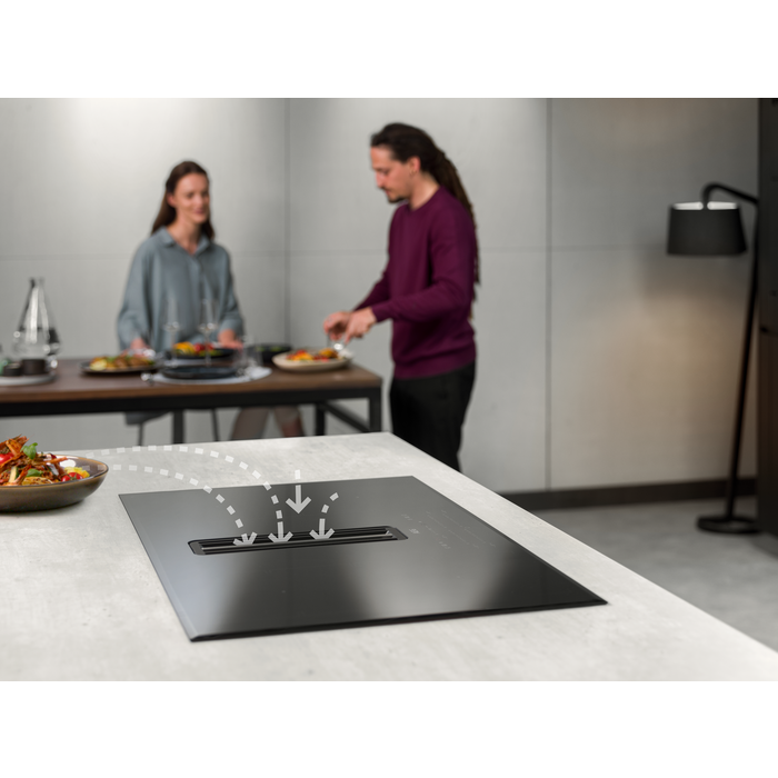 AEG 8000 Induction Extractor Hob 83cm Recirculation | CCE84751FB