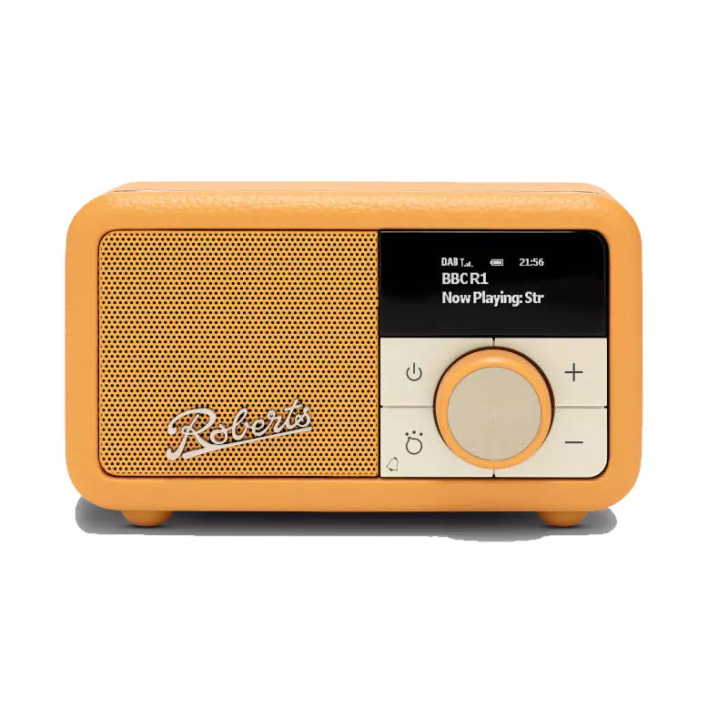 Roberts Petite 2 Dab+ Fm RDS Bluetooth, Rechargeable Battery, Alarm Sun Yellow | PETITE2SY