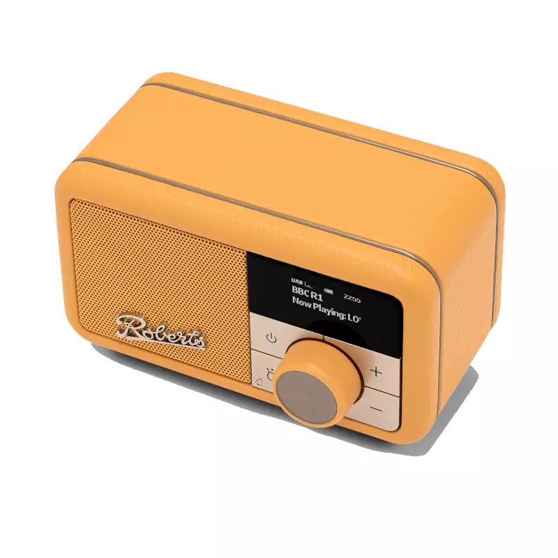 Roberts Petite 2 Dab+ Fm RDS Bluetooth, Rechargeable Battery, Alarm Sun Yellow | PETITE2SY