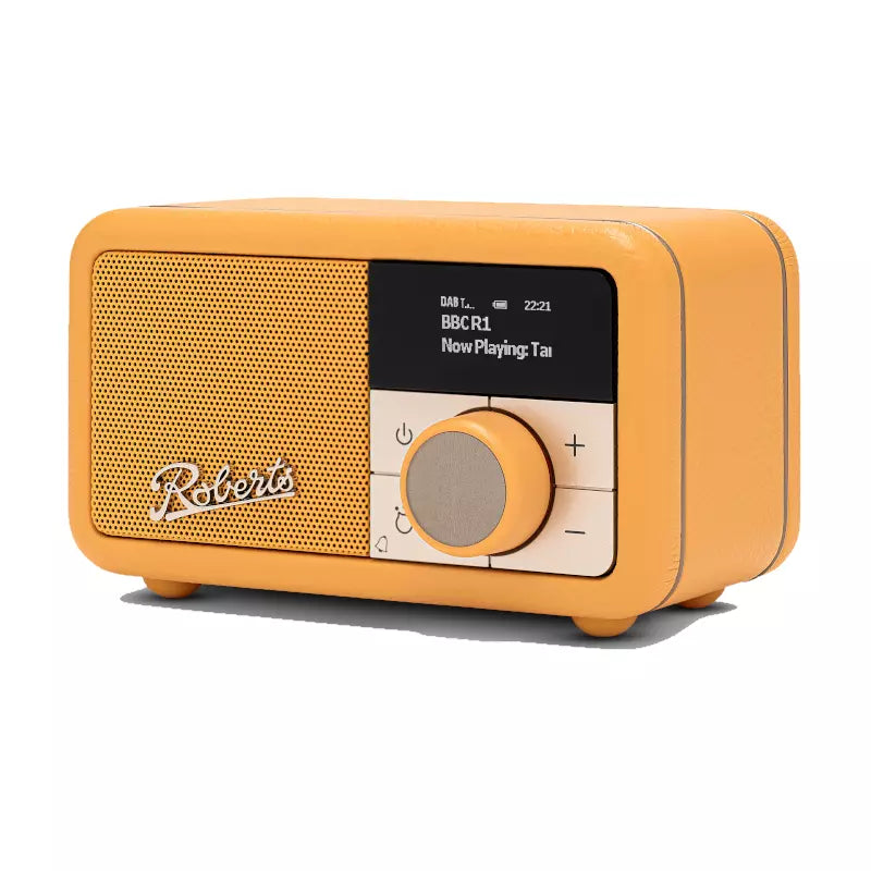 Roberts Petite 2 Dab+ Fm RDS Bluetooth, Rechargeable Battery, Alarm Sun Yellow | PETITE2SY