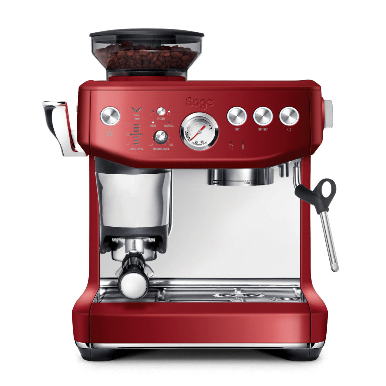 Sage the Barista Express™ Impress Red - SES876RVC4GUK1