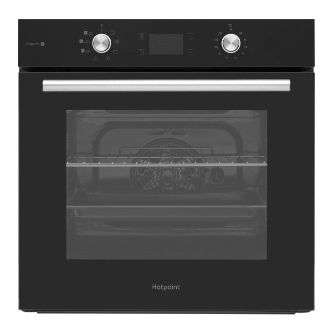 Hotpoint Gentle Steam 60cm Oven Black | FA4S541JBLGH