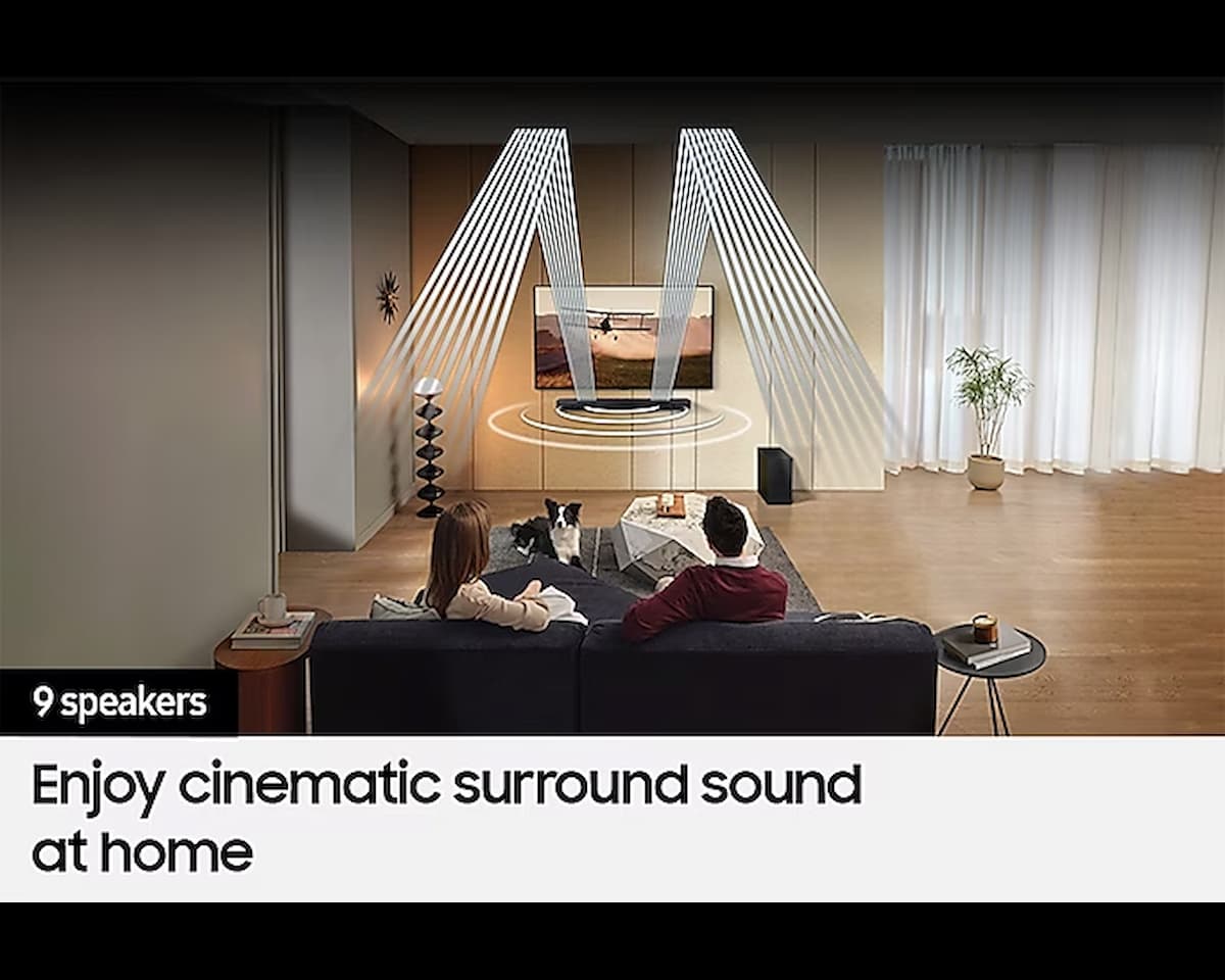 SAMSUNG Q-SERIES CINEMATIC SOUNDBAR WITH SUBWOOFER | HW-Q600C/XU