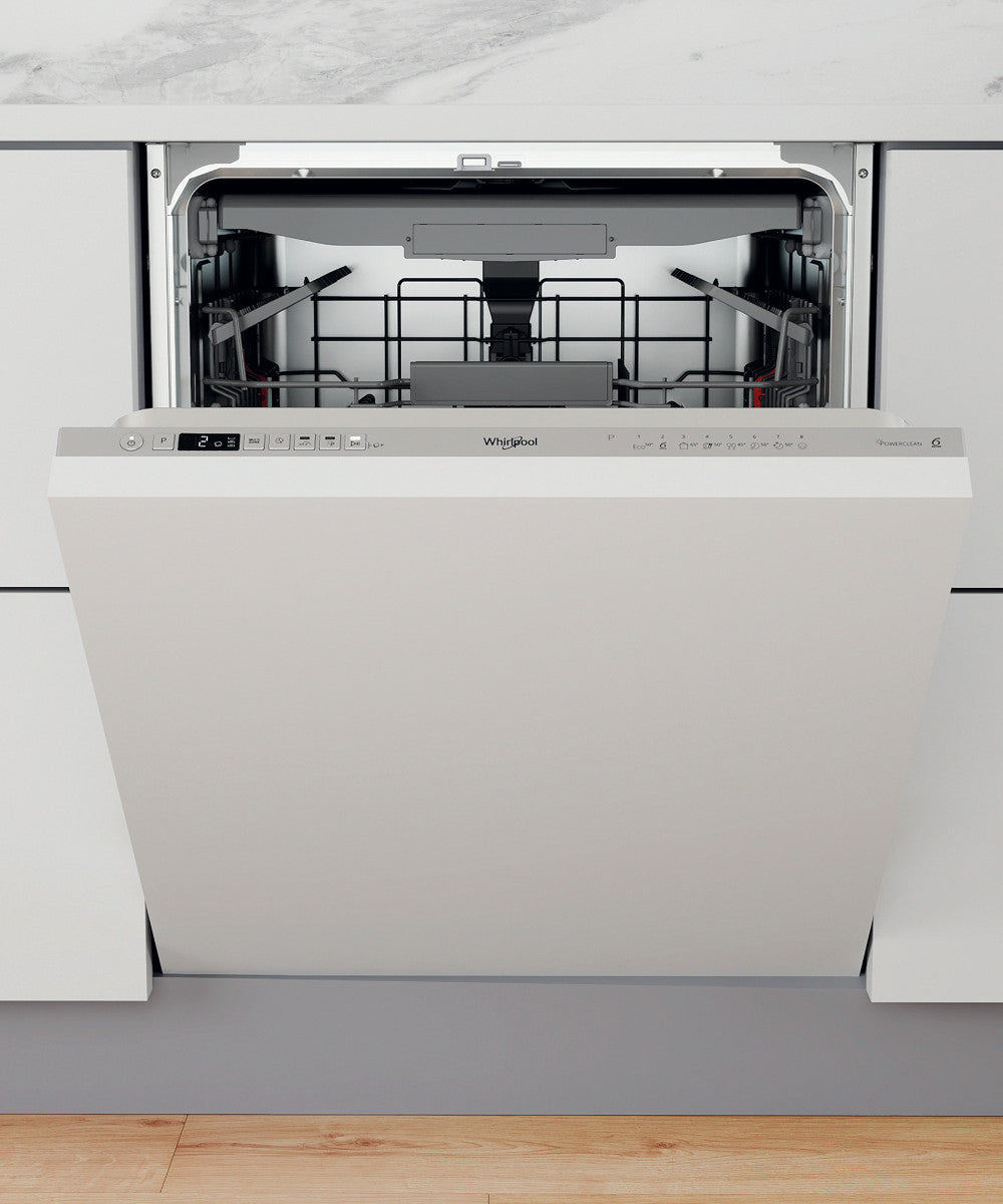 Whirlpool, 60cm, 14 Place, Integrated Dishwasher, | WIC3C33PFEUK