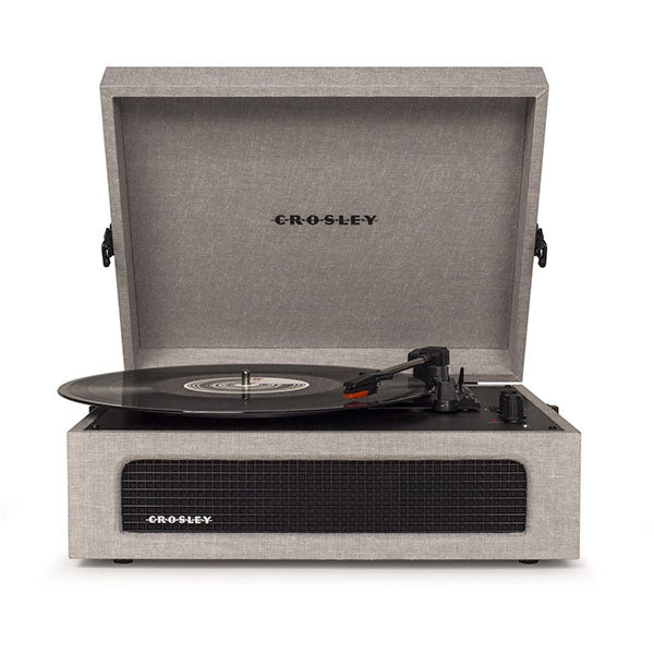 Crosley CR8017B-GY4 Voyager 2-Way Bluetooth Record Player – Grey