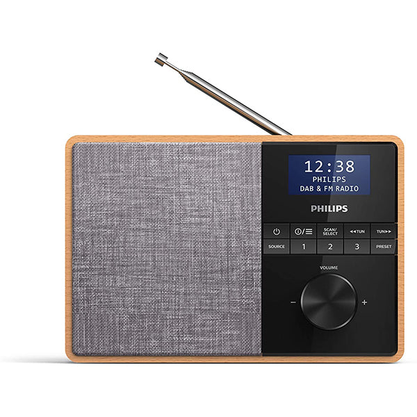 TAR5505/10 radio Portable Digital Black, Grey, Wood