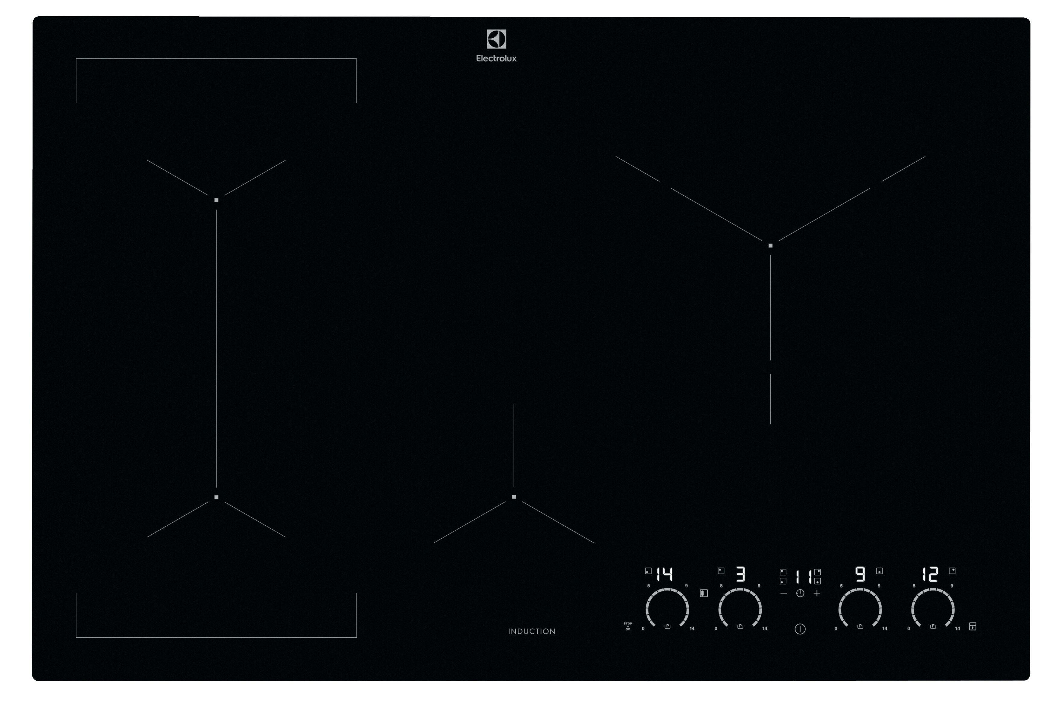 Electrolux 80cm Built-in Induction Hob | KIV834 - Peter Murphy Lighting & Electrical Ltd