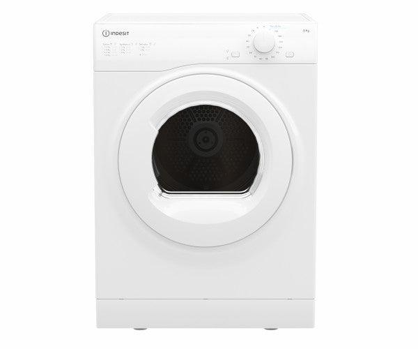 Indesit, 8kg, Vented Tumble Dryer, I1D80WUK - Peter Murphy Lighting & Electrical Ltd